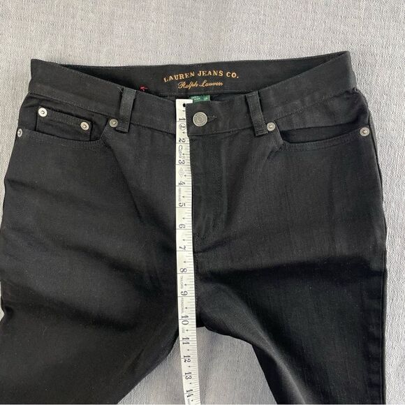 Lauren Ralph Lauren Black Denim Bootcut Jeans Women’s Size 6P - Picture 3 of 9